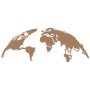 WALLXPERT Zidna dekoracija World Map Large Copper - slika 1