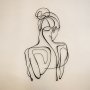 WALLXPERT Zidna dekoracija Woman Silhouette APT594MS - slika 1