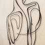 WALLXPERT Zidna dekoracija Woman Silhouette APT594MS - slika 3