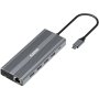MAIWO USB Tip-C 12 u 1 Docking USB3.0+SD/TF+RJ45+HDMI*2+VGA+Audio+US B-C PD+USB-C data, KH12RHV - slika 1