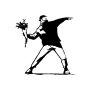 WALLXPERT Zidna dekoracija Banksy Metal 01 - slika 1