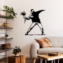 WALLXPERT Zidna dekoracija Banksy Metal 01 - slika 2