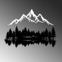 WALLXPERT Zidna dekoracija Nature And Mountain 12 - slika 5