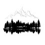 WALLXPERT Zidna dekoracija Nature And Mountain 12 - slika 1