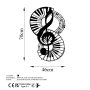WALLXPERT Zidna dekoracija Musical 4 - slika 5
