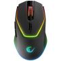 RAMPAGE Vortex M1 RGB bežični gejmerski miš crni - slika 1