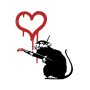 WALLXPERT Zidna dekoracija Banksy Metal 08 - slika 1