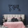 WALLXPERT Zidna dekoracija World Map Metal Decor - slika 3