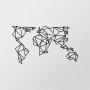 WALLXPERT Zidna dekoracija World Map Metal Decor - slika 1