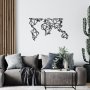 WALLXPERT Zidna dekoracija World Map Metal Decor - slika 2