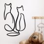 WALLXPERT Zidna dekoracija Couple Cat Love - slika 3