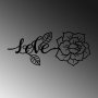 WALLXPERT Zidna dekoracija Love And Flower - slika 4