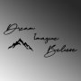 WALLXPERT Zidna dekoracija Dream Imagine Belive - slika 4