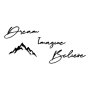 WALLXPERT Zidna dekoracija Dream Imagine Belive - slika 5