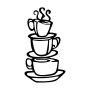 WALLXPERT Zidna dekoracija Coffee - slika 1