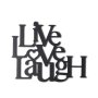 WALLXPERT Zidna dekoracija Live Love Laugh - slika 1