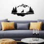 WALLXPERT Zidna dekoracija Deer And Landscape 1 - slika 3