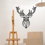 WALLXPERT Zidna dekoracija Deer Metal Decor 2 - slika 3
