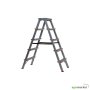 MAXMARA Merdevine aluminijumske double step 2 x 4 - slika 1