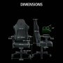 RAZER Stolica Razer Iskur V2 Black - slika 2