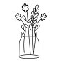 WALLXPERT Zidna dekoracija Flower 7 - slika 1