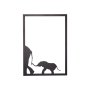 WALLXPERT Zidna dekoracija Elephant Family - slika 1