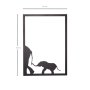 WALLXPERT Zidna dekoracija Elephant Family - slika 3