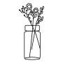 WALLXPERT Zidna dekoracija Flower 5 - slika 1