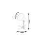 RABALUX Noah 1480 Clip stona lampa - slika 4