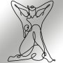 WALLXPERT Zidna dekoracija Geometric Nude Woman - slika 5