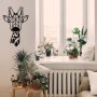 WALLXPERT Zidna dekoracija Gıraffe Metal Decor - slika 3