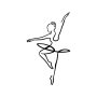 WALLXPERT Zidna dekoracija Ballerina 1 - slika 5