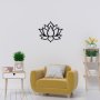 WALLXPERT Zidna dekoracija Lotus Flower 1 Metal Decor - slika 2