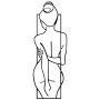 WALLXPERT Zidna dekoracija Female Posture - slika 1