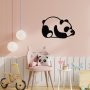 WALLXPERT Zidna dekoracija Panda Metal Decor - slika 3