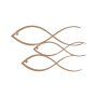 WALLXPERT Zidna dekoracija Fish Copper - slika 1