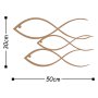 WALLXPERT Zidna dekoracija Fish Copper - slika 3