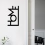 WALLXPERT Zidna dekoracija Home Black - slika 2