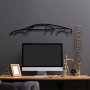 WALLXPERT Zidna dekoracija Bugatti Veyron Silhouette - slika 4
