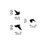 WALLXPERT Zidna dekoracija Birds 477 - slika 5