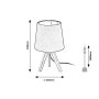 RABALUX Lychee 2068 stona lampa - slika 4