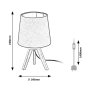 RABALUX Lychee 2069 stona lampa - slika 4