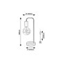 RABALUX Bruno 2090 stona lampa - slika 4
