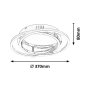 RABALUX Selena 2184 LED plafonjera - slika 4
