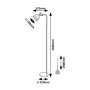 RABALUX Flint 2242 podna lampa - slika 4