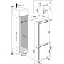 WHIRLPOOL Frižider WHC18 T132 kombinovani/ugradni/E/182+68L/177x54x54,5cm/Total No Frost/bela - slika 3