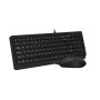 A4 TECH Tastatura i miš F1512 YU-LAYOUT USB, Black - slika 3