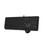 A4 TECH Tastatura i miš F1512 YU-LAYOUT USB, Black - slika 4