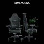 RAZER Stolica Iskur V2 - Tamno siva - slika 3