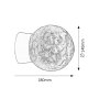 RABALUX Grace 2431 zidna lampa - slika 3